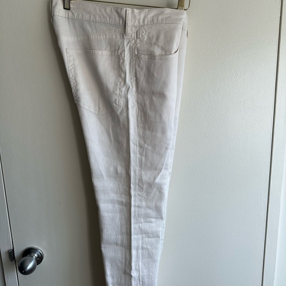 Ralph Lauren Purple Label White Linen Blend Stretch Chino - Picture 2 of 7